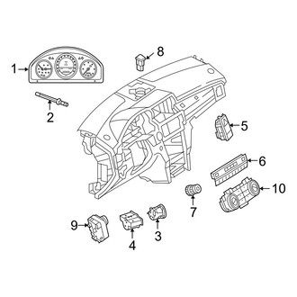 Mercedes-Benz OE - Instrument Panel - Cluster & Switches