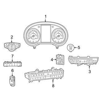 Mercedes-Benz OE - Instrument Panel - Cluster & Switches