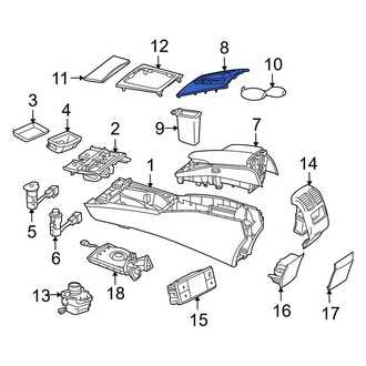 Mercedes-Benz OE - Front Console Lid