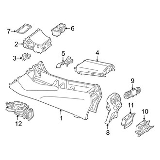 Mercedes-Benz OE - Console (Sport Utility X253 Body Code)