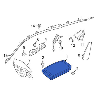 Mercedes-Benz OE - Upper Instrument Panel Air Bag