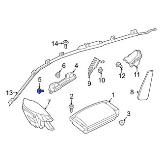 Mercedes-Benz OE - Instrument Panel Air Bag Bolt