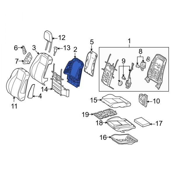 Seat Back Reinforcement Plate