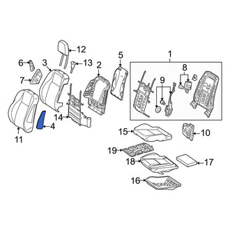 Mercedes-Benz OE - Rear Left Seat Air Bag