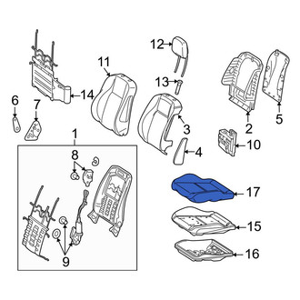 Mercedes-Benz OE - Front Seat Cover