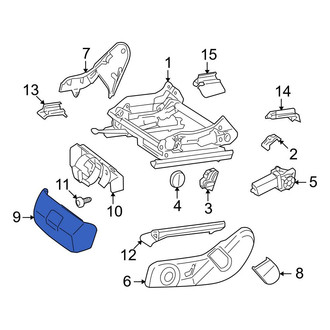 Mercedes-Benz OE - Front Seat Storage Drawer