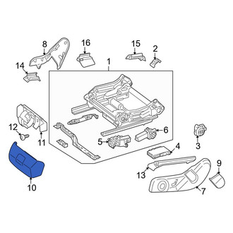 Mercedes-Benz OE - Front Seat Storage Drawer