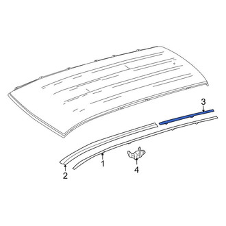 Mercedes-Benz OE - Right Roof Molding