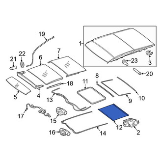 Mercedes-Benz OE - Sunroof Cover