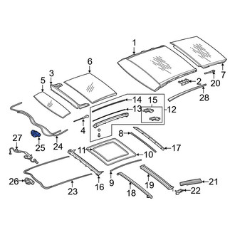 Mercedes-Benz OE - Sunroof Motor