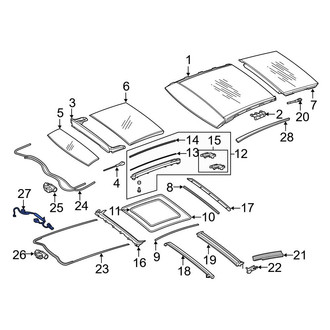 Mercedes-Benz OE - Sunroof Wiring Harness