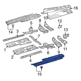 Mercedes-Benz OE - Left Floor Extension