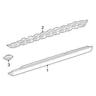 Mercedes-Benz OE - Pillars, Rocker & Floor - Exterior Trim