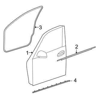 Mercedes-Benz OE - Front Door - Door & Components
