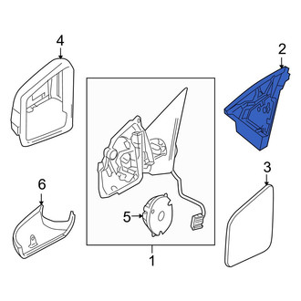 Mercedes-Benz OE - Right Door Mirror Gasket