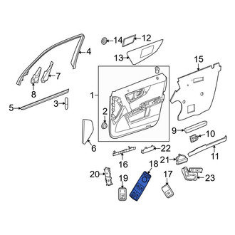Mercedes-Benz OE - Front Left Door Window Switch