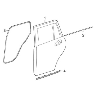 Mercedes-Benz OE - Rear Door - Door & Components