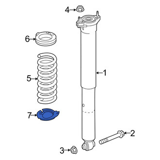 Mercedes-Benz OE - Rear Lower Coil Spring Shim
