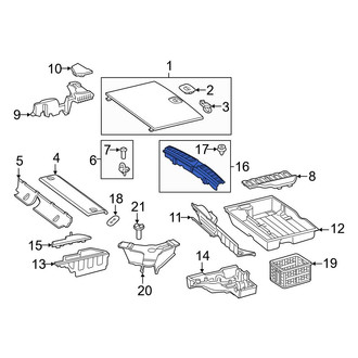 Mercedes-Benz OE - Rear Liftgate Trim Scuff Plate