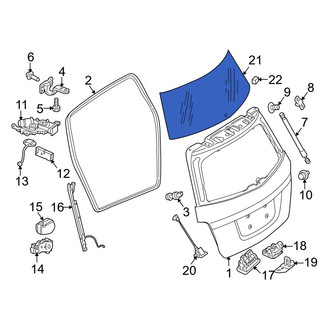 Mercedes-Benz OE - Rear Liftgate Glass