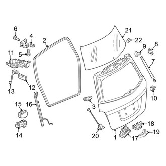 Mercedes-Benz OE - Lift Gate - Gate & Hardware (Sport Utility X253 Body Code)