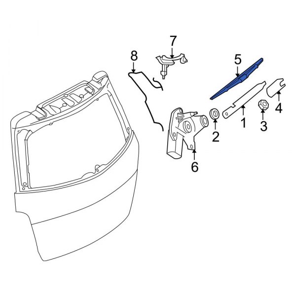 Back Glass Wiper Blade