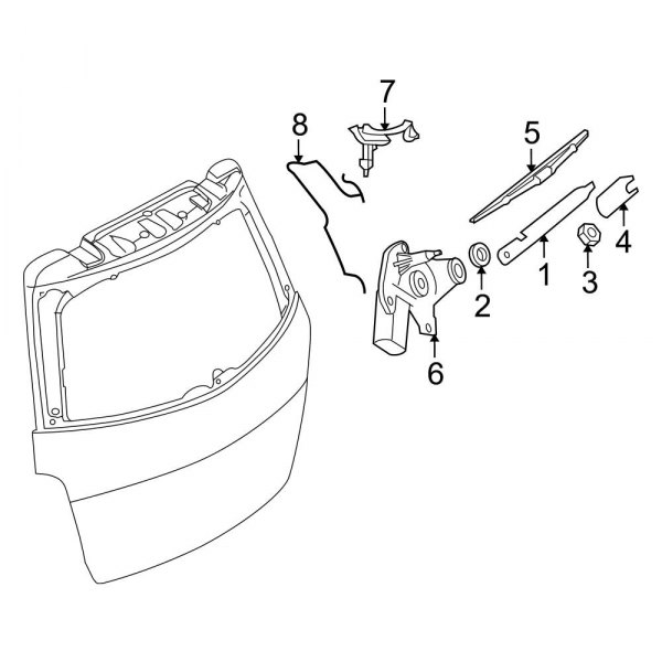 Liftgate Washer Hose