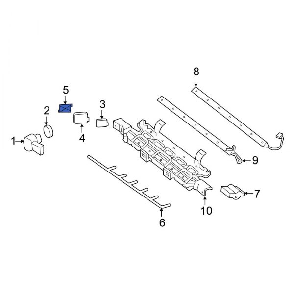 Blind Spot Detection System Warning Sensor Bracket