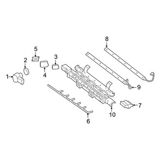 Mercedes-Benz OE - Rear Bumper - Electrical Components (Base / 4Matic)
