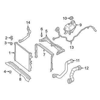 Mercedes-Benz OE - Cooling - Radiator & Components (Sport Utility X253 Body Code)