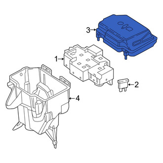 Mercedes-Benz OE - Upper Fuse Box Cover