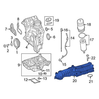 Mercedes-Benz OE - Upper Engine Intake Manifold