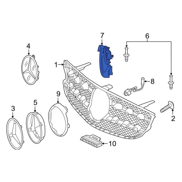 Radiator Support Air Deflector