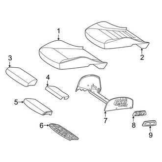 Mercedes-Benz OE - Seats & Tracks - Passenger Seat Components (AMG Performance Seat, Seat Cushion)