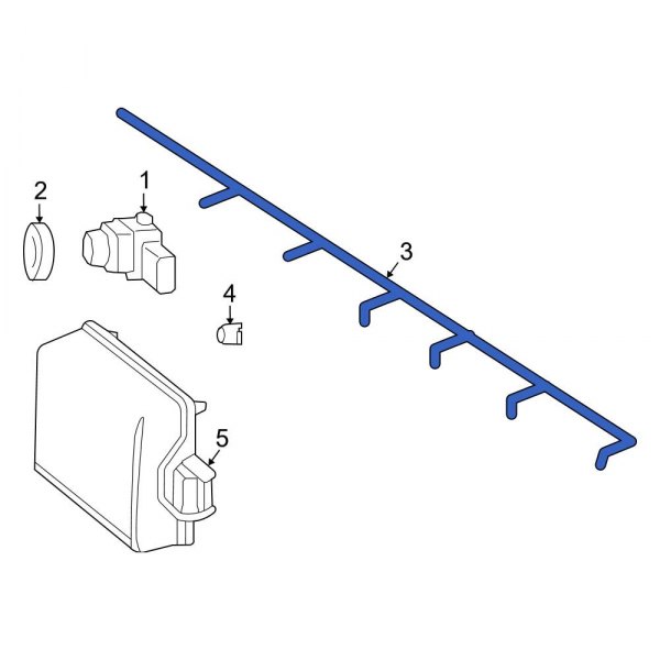 Parking Aid System Wiring Harness