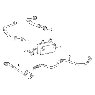 Mercedes-Benz OE - Cooling - Trans Oil Cooler (Sport Utility Coupe 253.384 Body Code)