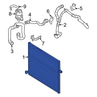 Mercedes-Benz OE - Left Intercooler