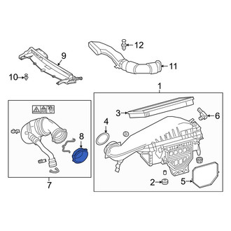 Mercedes-Benz OE - Engine Air Intake Hose Adapter