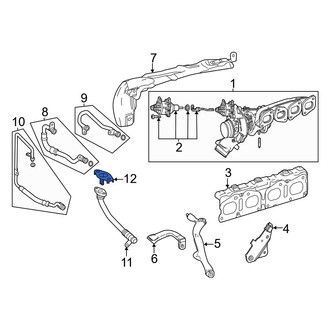Mercedes-Benz OE - Turbocharger Oil Line Gasket