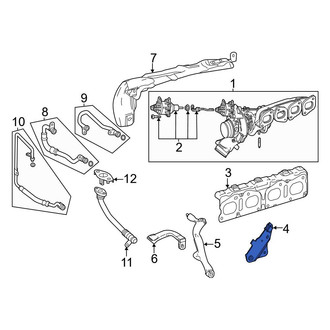 Mercedes-Benz OE - Catalytic Converter Bracket