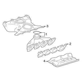 Mercedes-Benz OE - Exhaust System - Exhaust Manifold