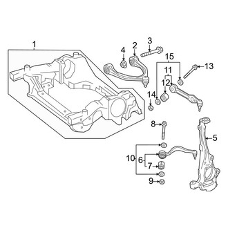Mercedes-Benz OE - Front Suspension - Suspension Components (Sport Utility Coupe C253 Body Code)