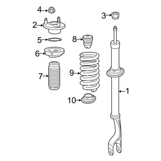 Mercedes-Benz OE - Front Suspension - Struts & Components (W/O Air Suspension), (4Matic)