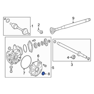 Mercedes-Benz OE - Front Right CV Axle Shaft Seal
