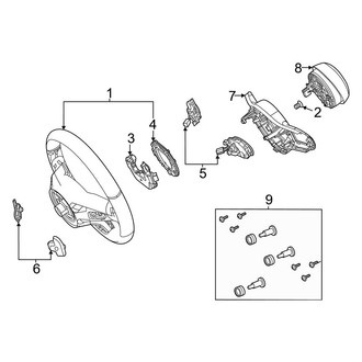 Mercedes-Benz OE - Steering Wheel & Trim (W/O Sport Wheel)
