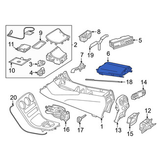 Mercedes-Benz OE - Console Armrest