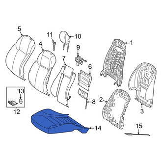 Mercedes-Benz OE - Front Right Seat Cushion Foam