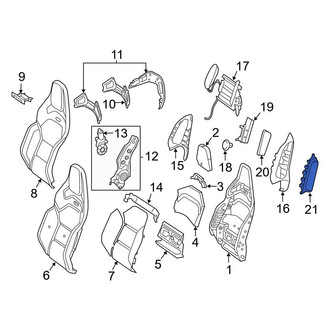 Mercedes-Benz OE - Front Right Air Bag Door