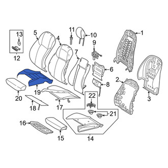 Mercedes-Benz OE - Front Right Seat Cushion Foam