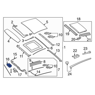 Mercedes-Benz OE - Sunroof Motor